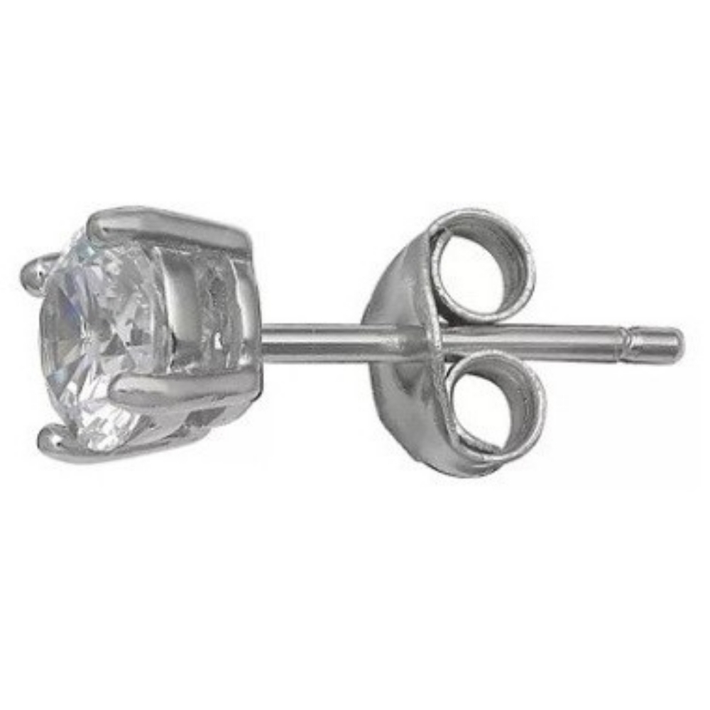 Primrose sterling silver stud earrings